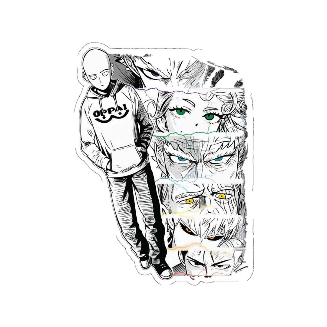 Saitama Artwork Sticker